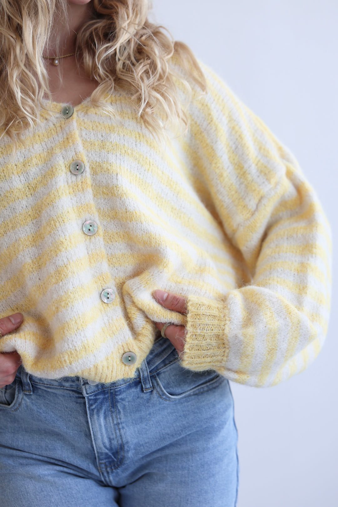 Gestreifter Cardigan Cosima