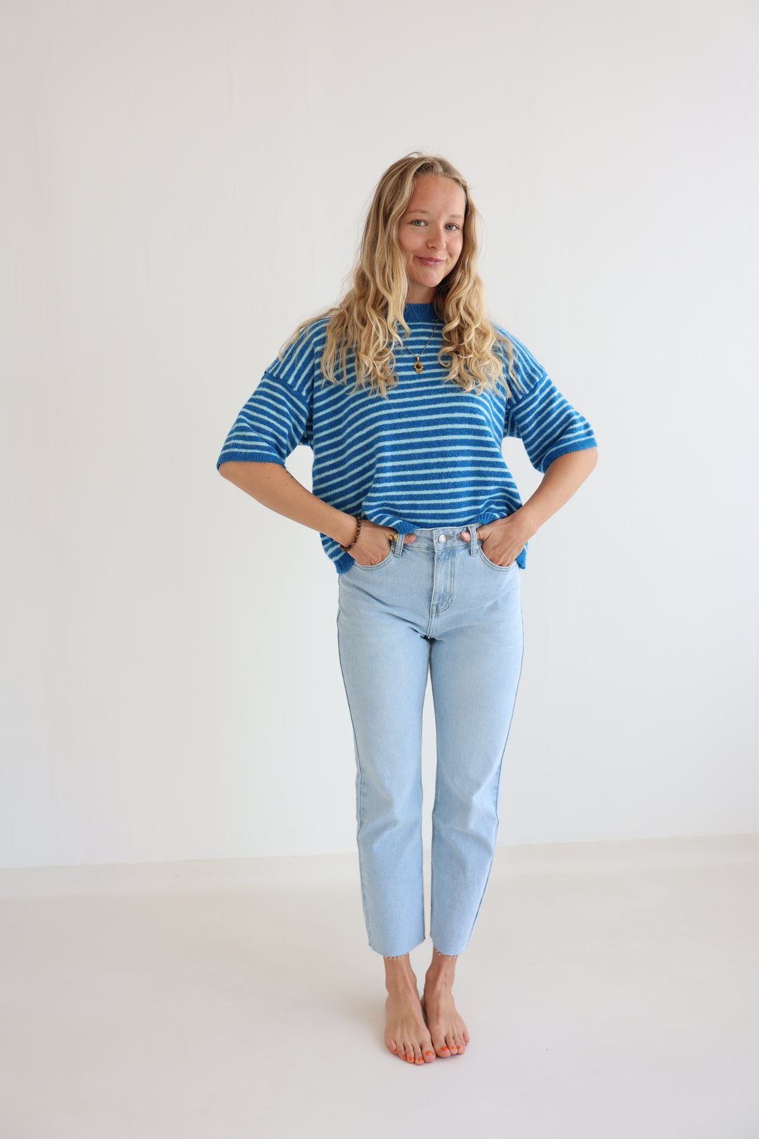 Short Striped Knit
