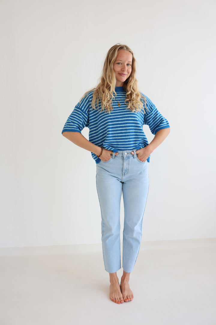 Short Striped Knit