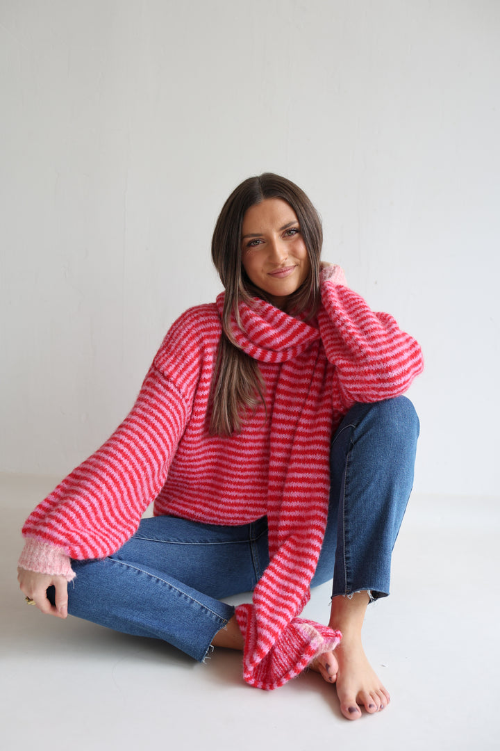 Gestreifter Schal Moodline