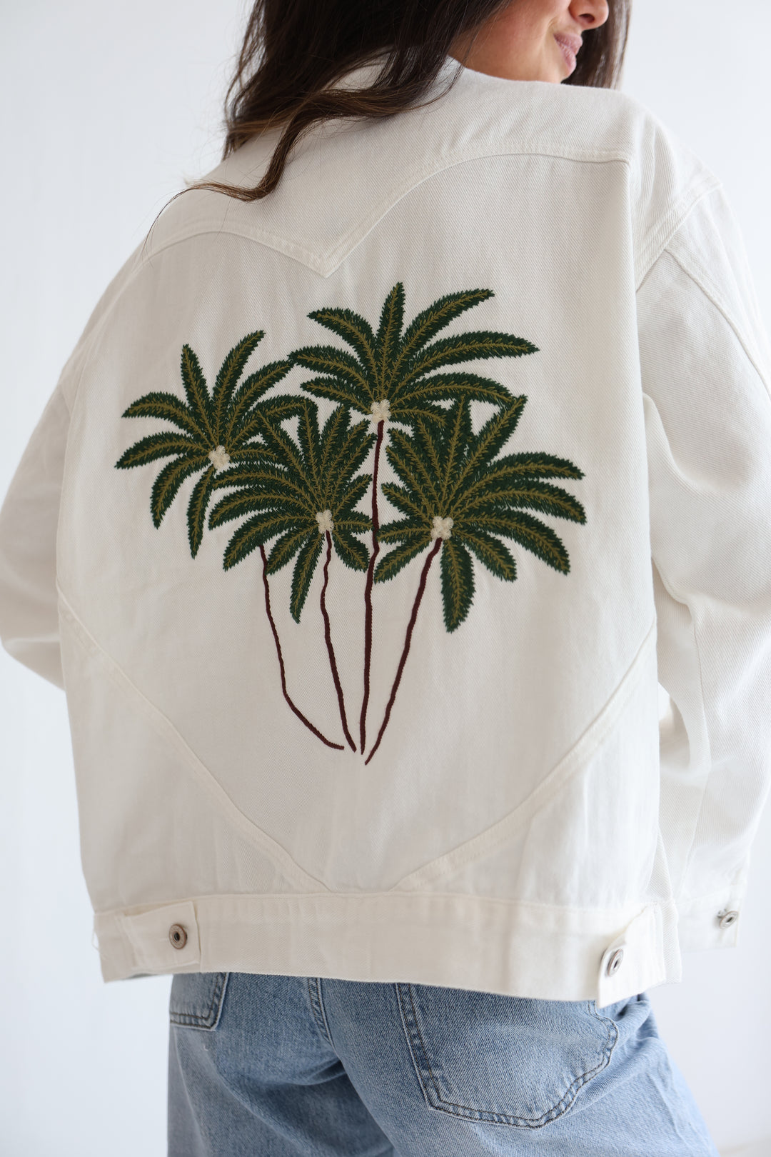 Palm Breeze Denim Jacket