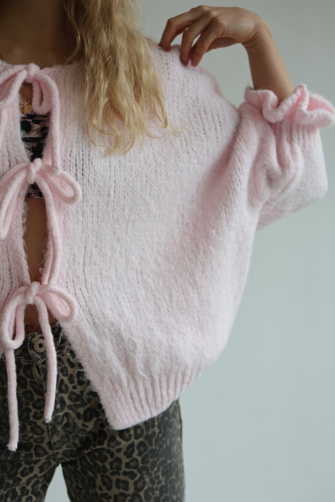 Cardigan mit Schleifen Lilly (3/4-Arm)