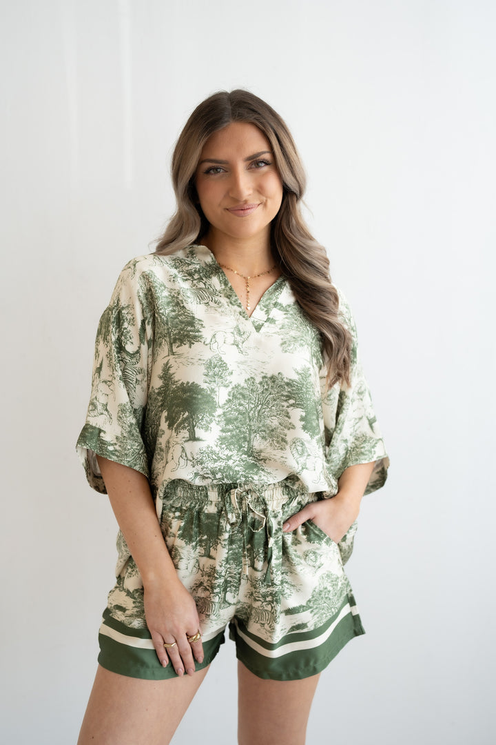 Luxury Bluse (kurz)