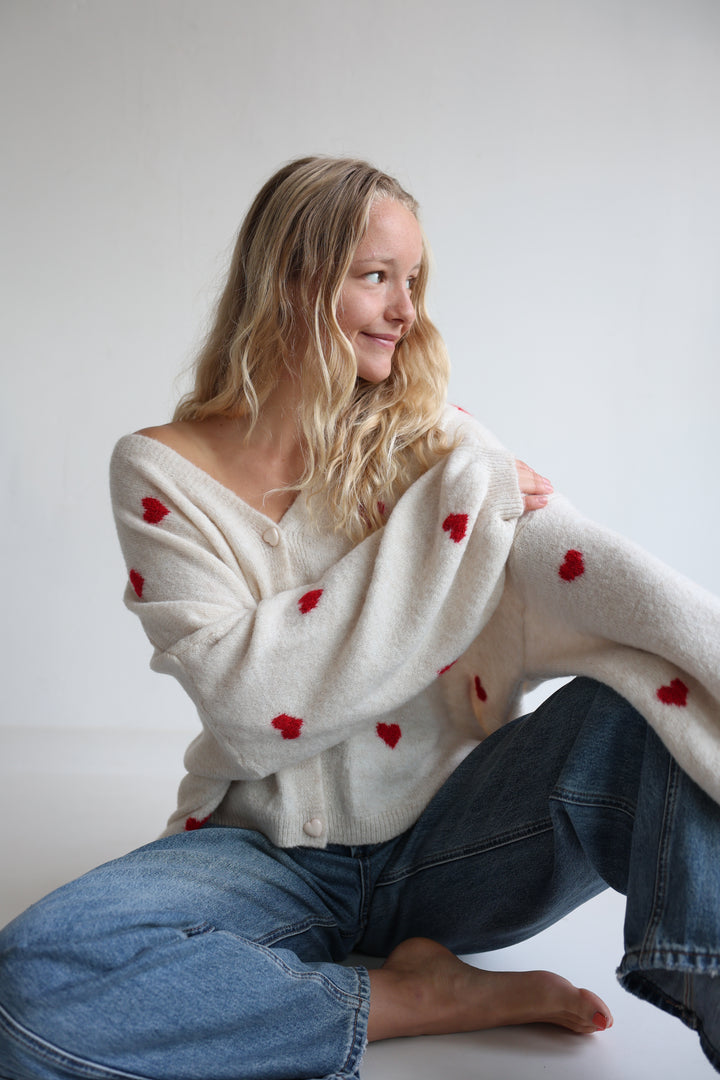 Cardigan Soft Heart Knit