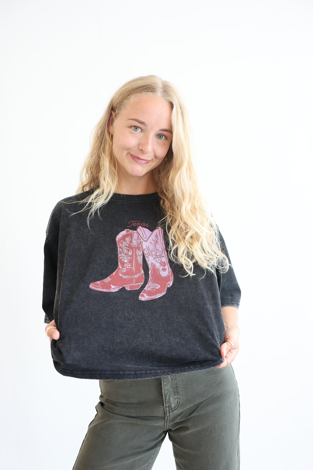 Western Boots Relaxed Fit Tee