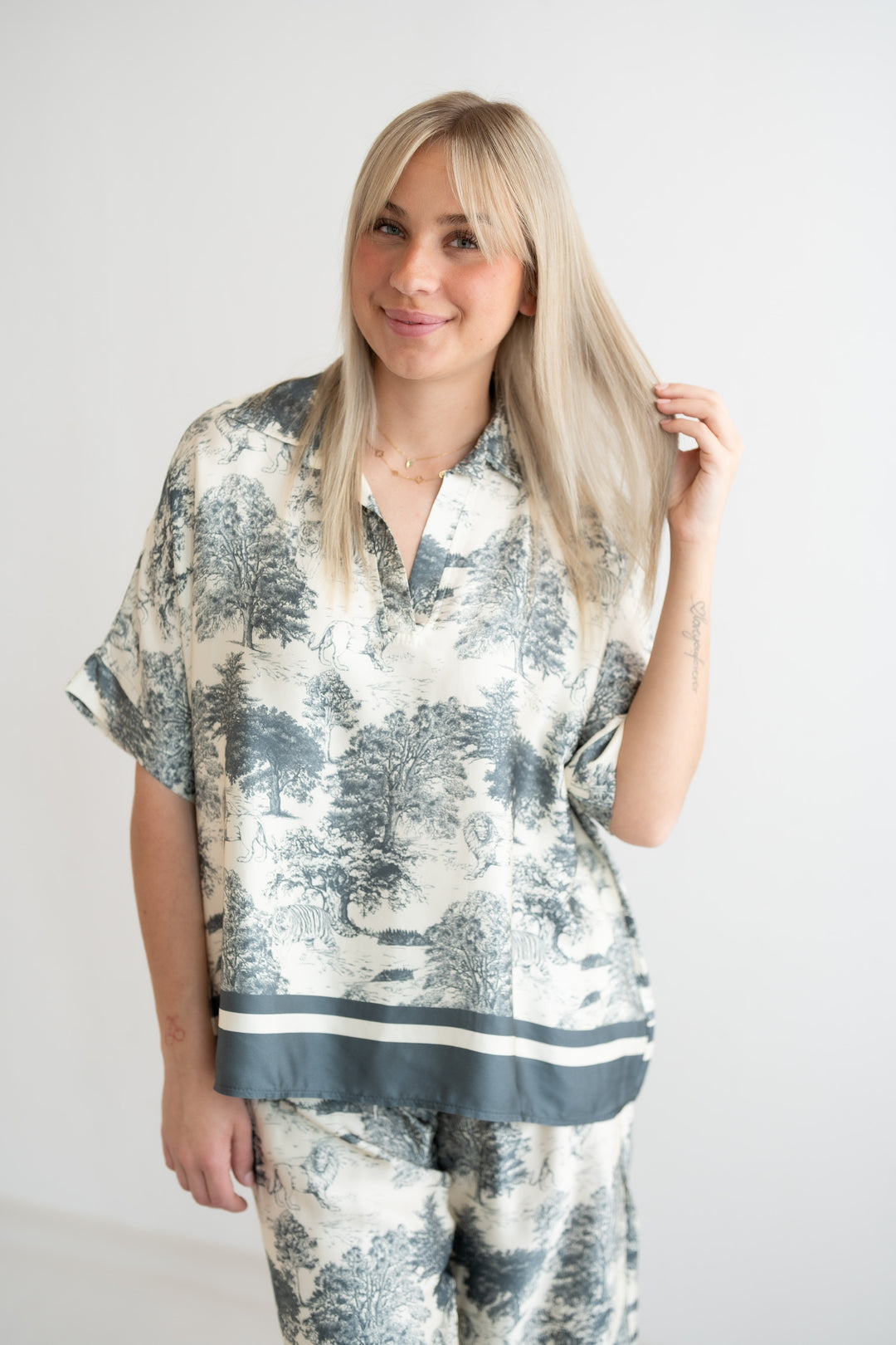 Luxury Bluse (kurz)