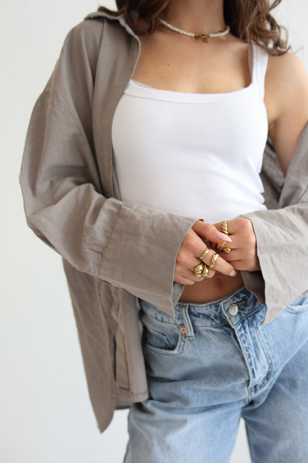 Classic Oversized Cotton Hemd