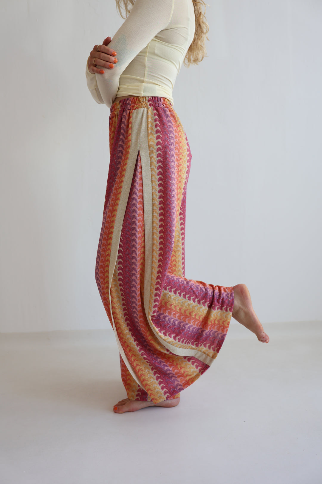 Colorful flowy Pants