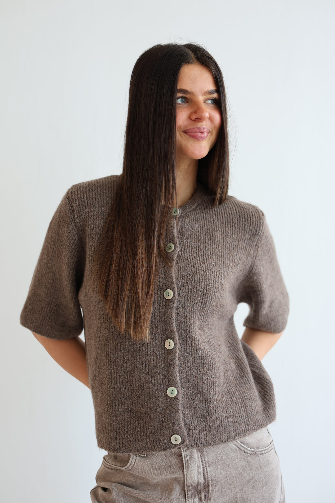 Kurzarm Cardigan Jolina