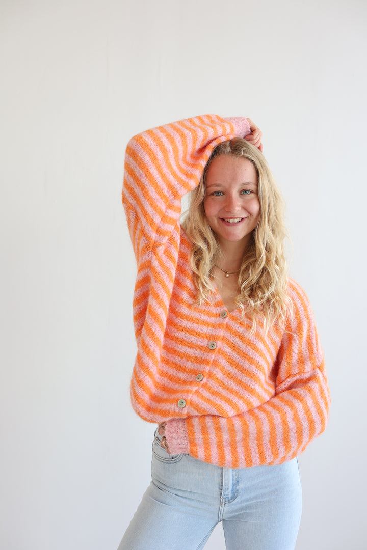 Gestreifter Cardigan Cosima