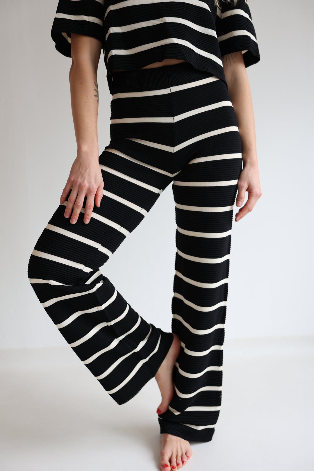 Lange gestreifte Hose Sandy Stripes