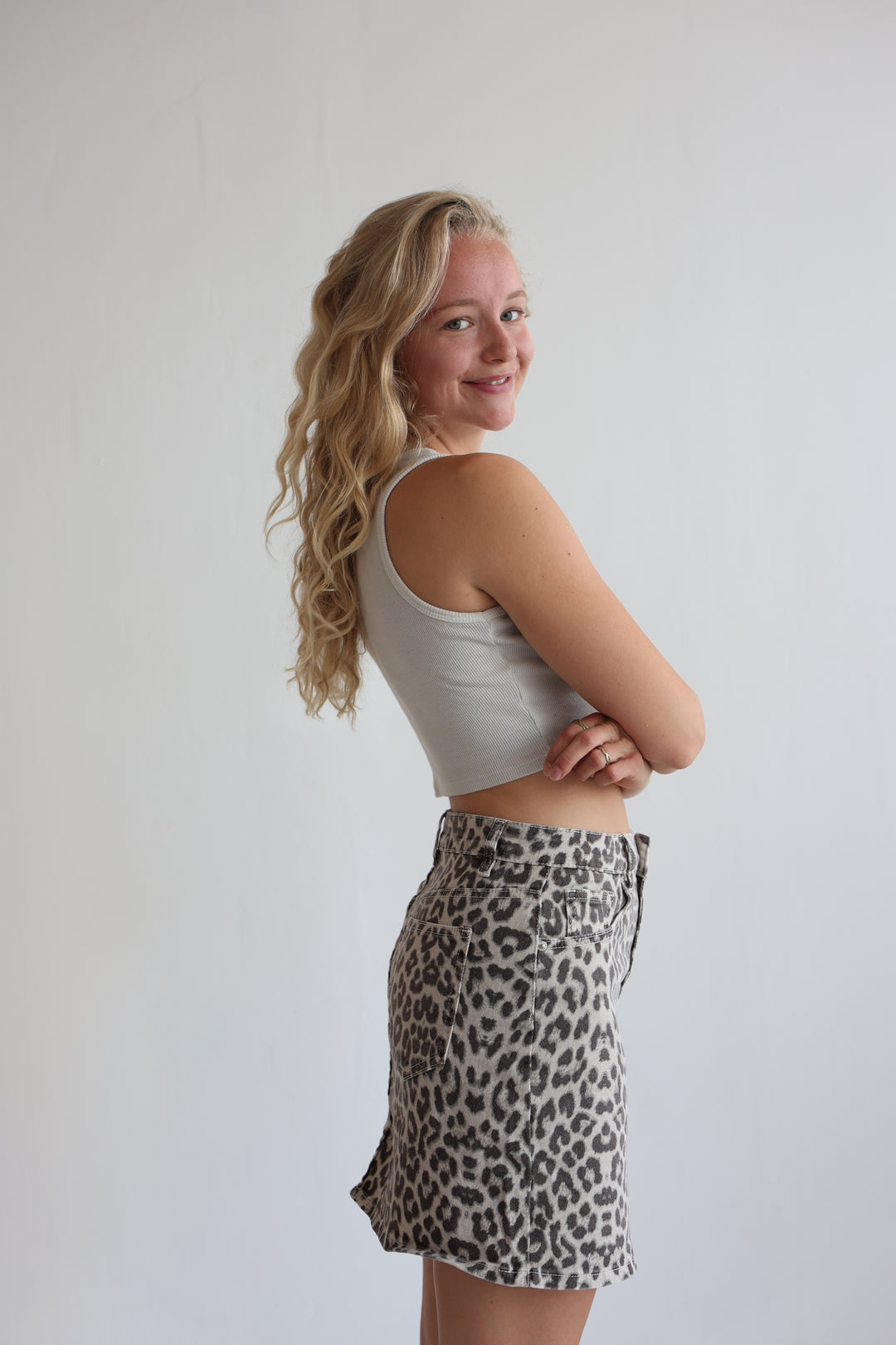 Wild Denim Skirt