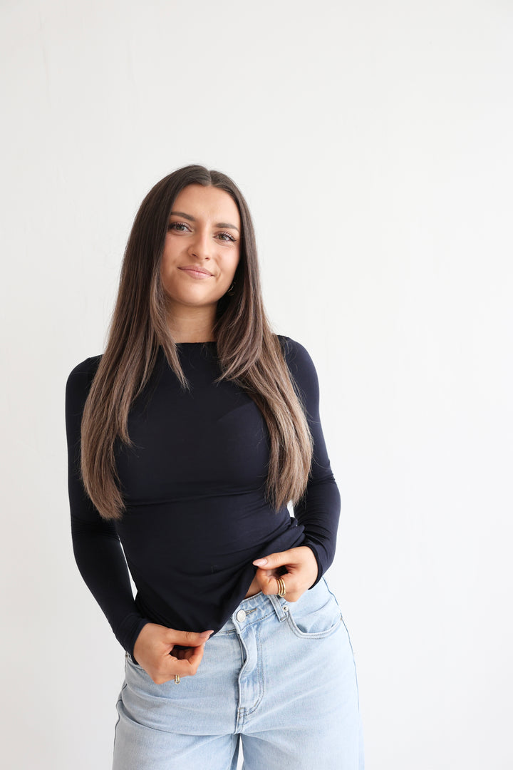 Cashmere Longsleeve Liliana (einfarbig)