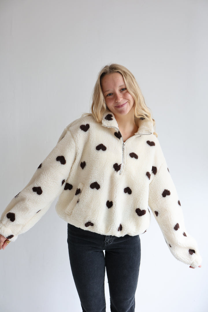 Teddy Zipper Warm Heart