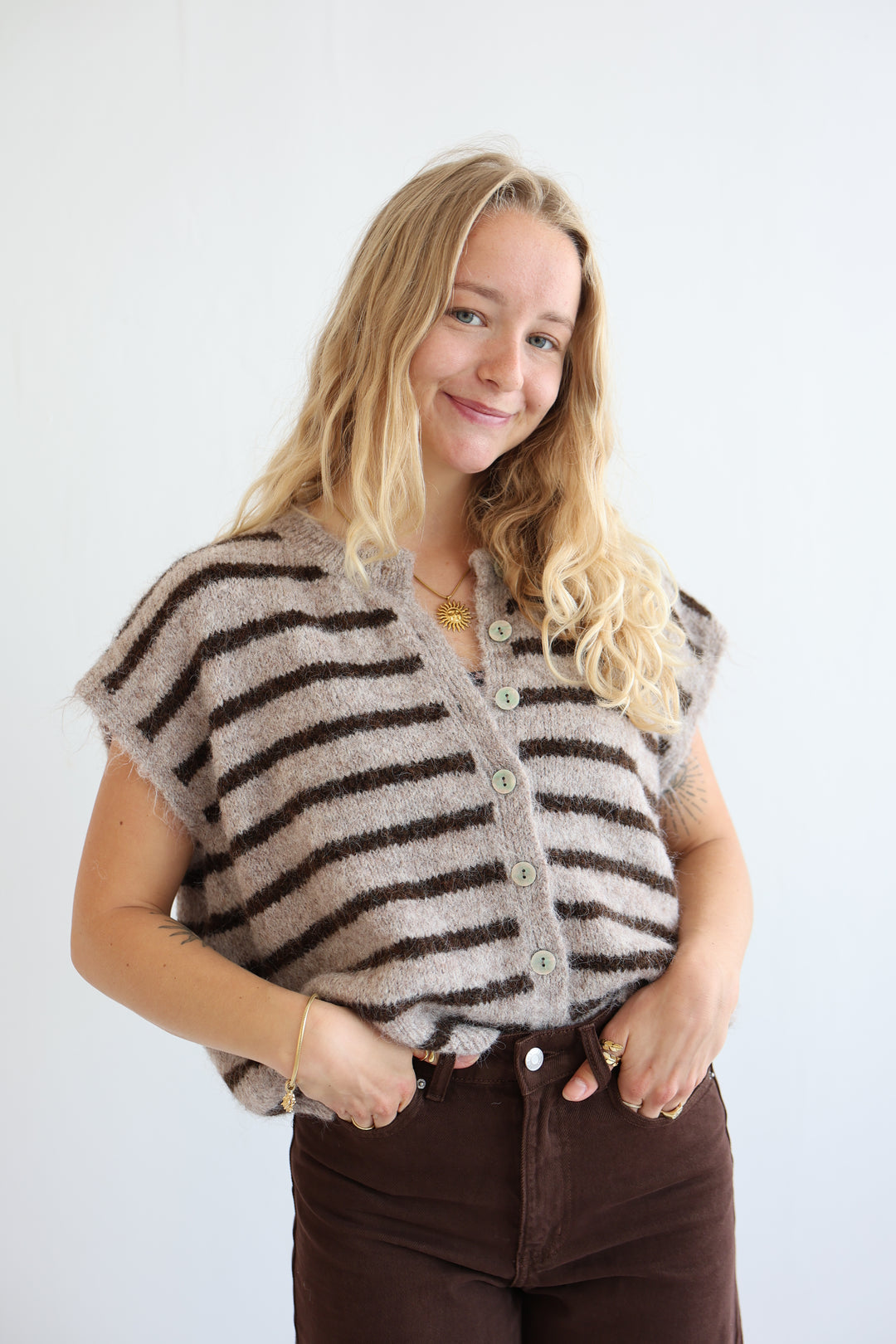 Gestreifte Weste Cosima