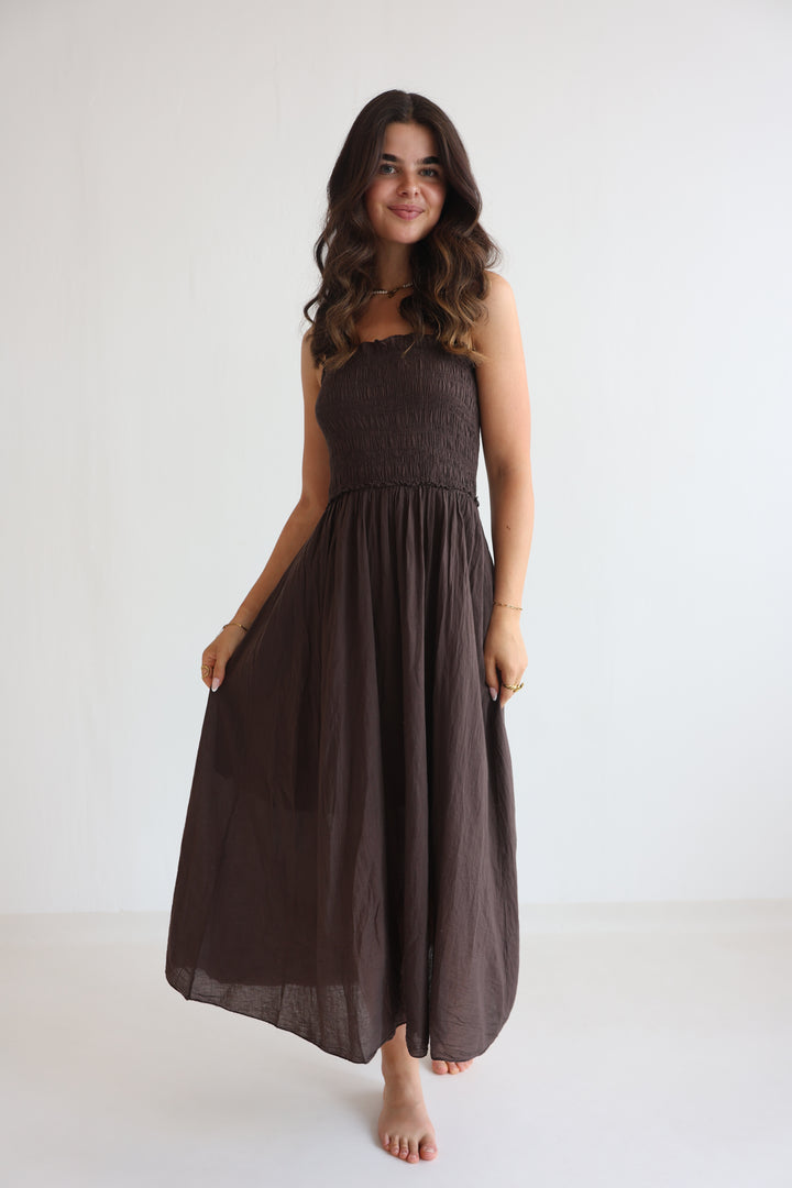 Soft Horizon Cotton Dress