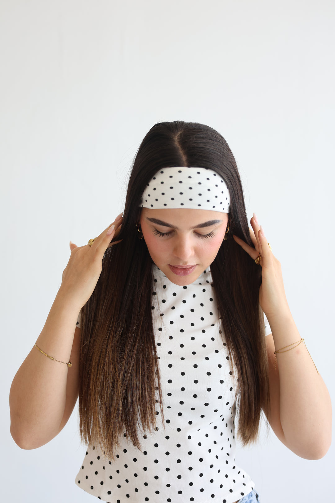 Haarband Polka Dots