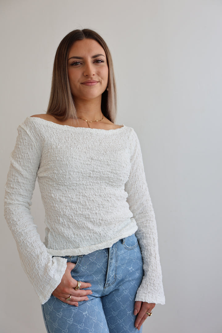Longsleeve mit Struktur Ina