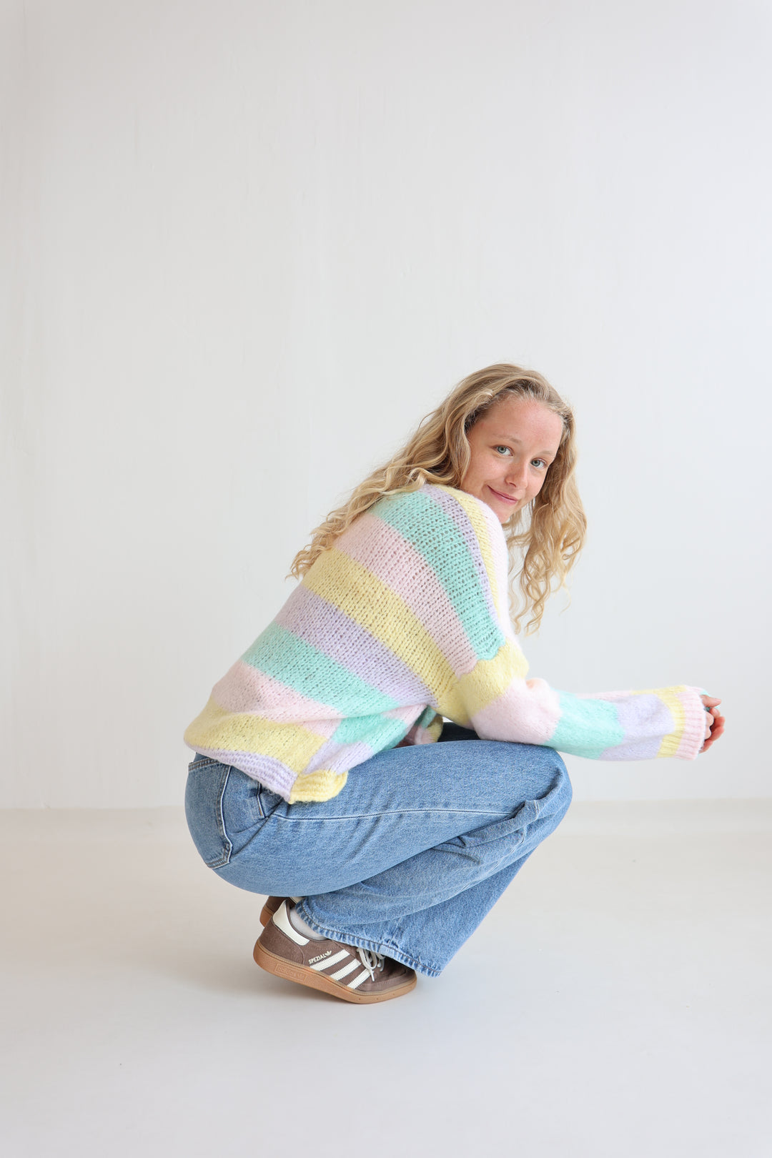 Cardigan Rainbow Knit
