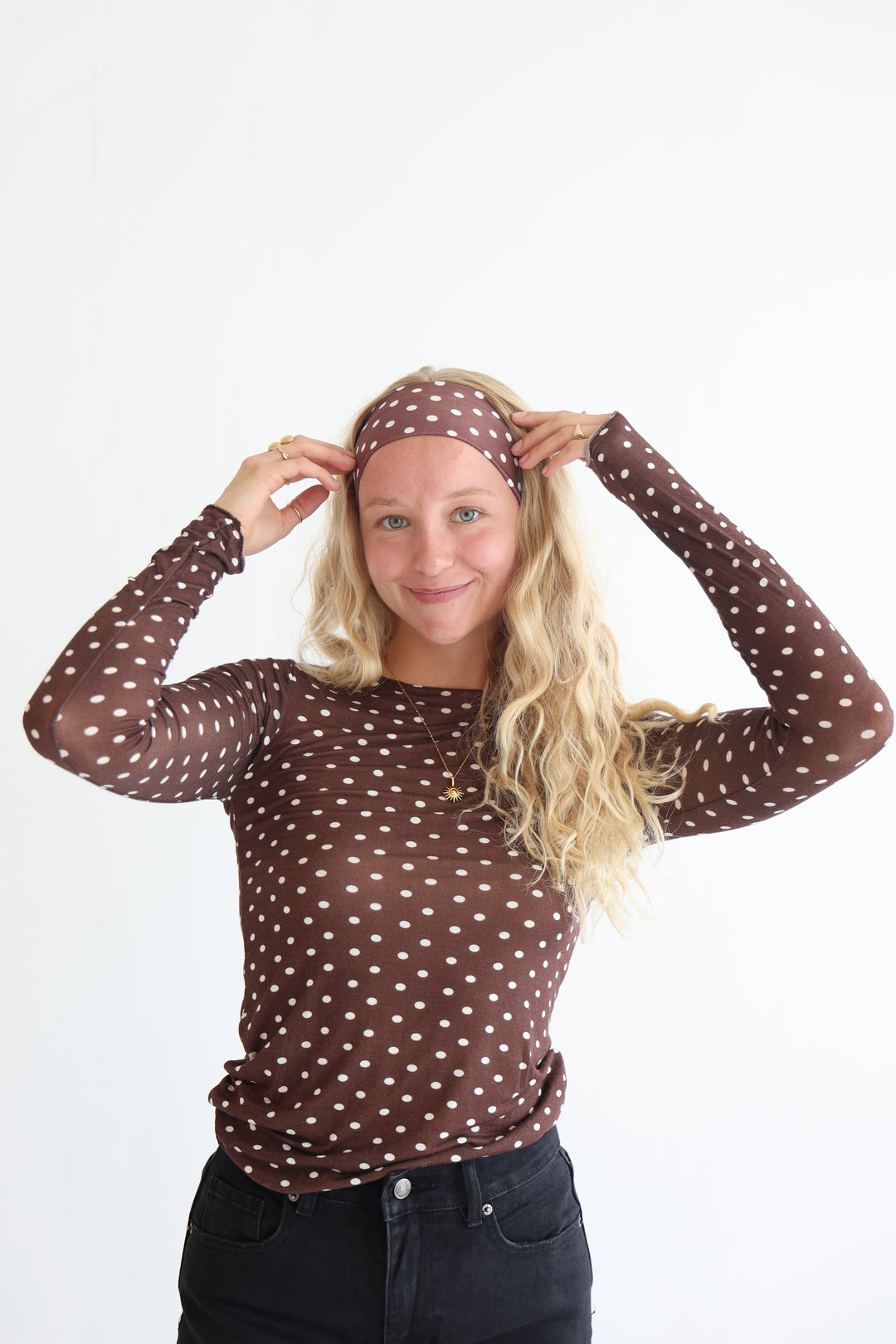 Polka Dots Cashmere Longsleeve