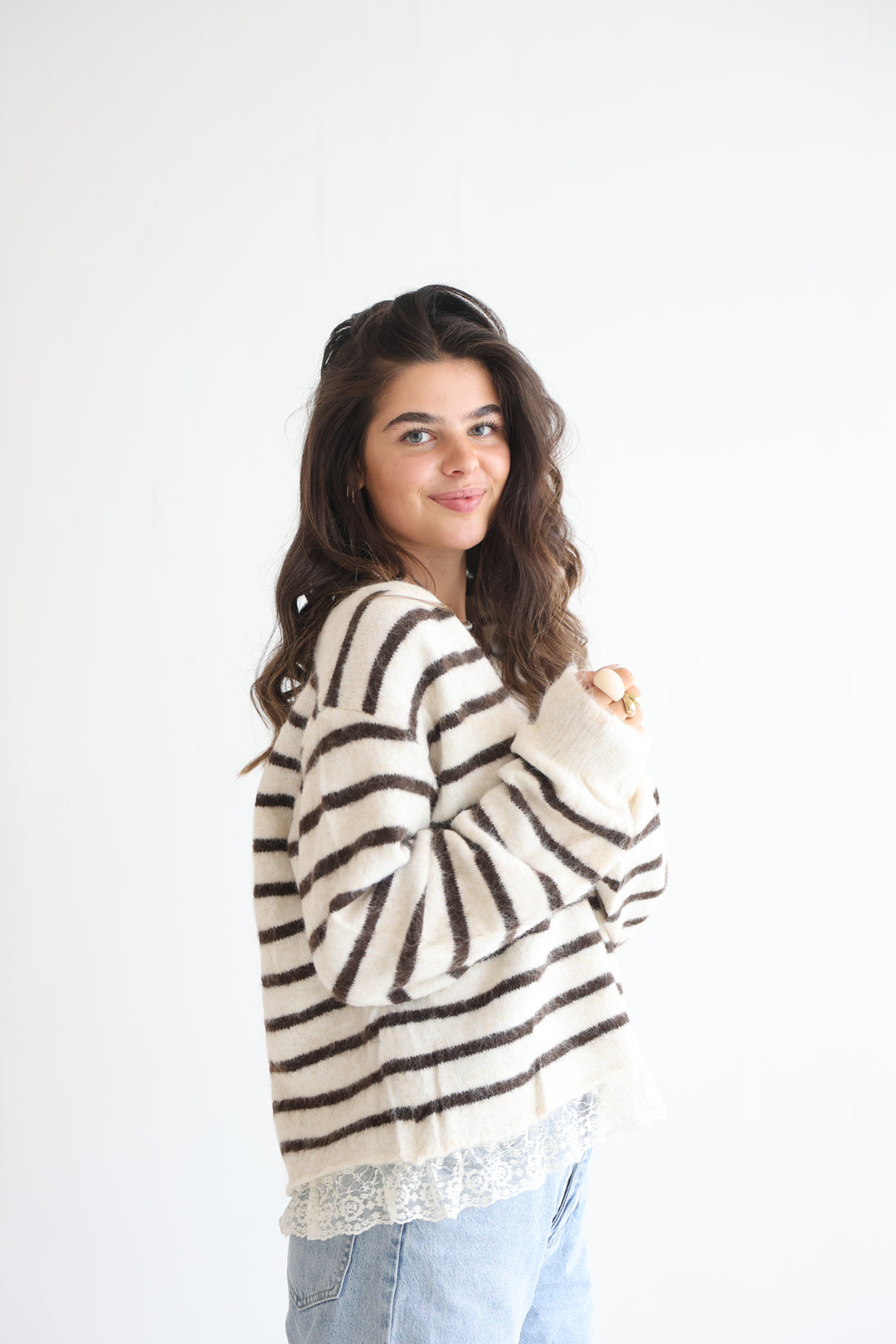 Lace &amp; Lines Cardigan