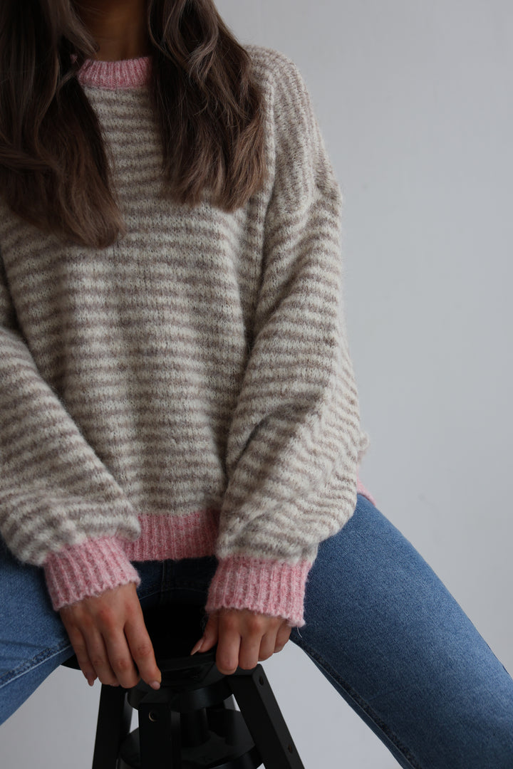 Gestreifter Pullover Moodline Knit