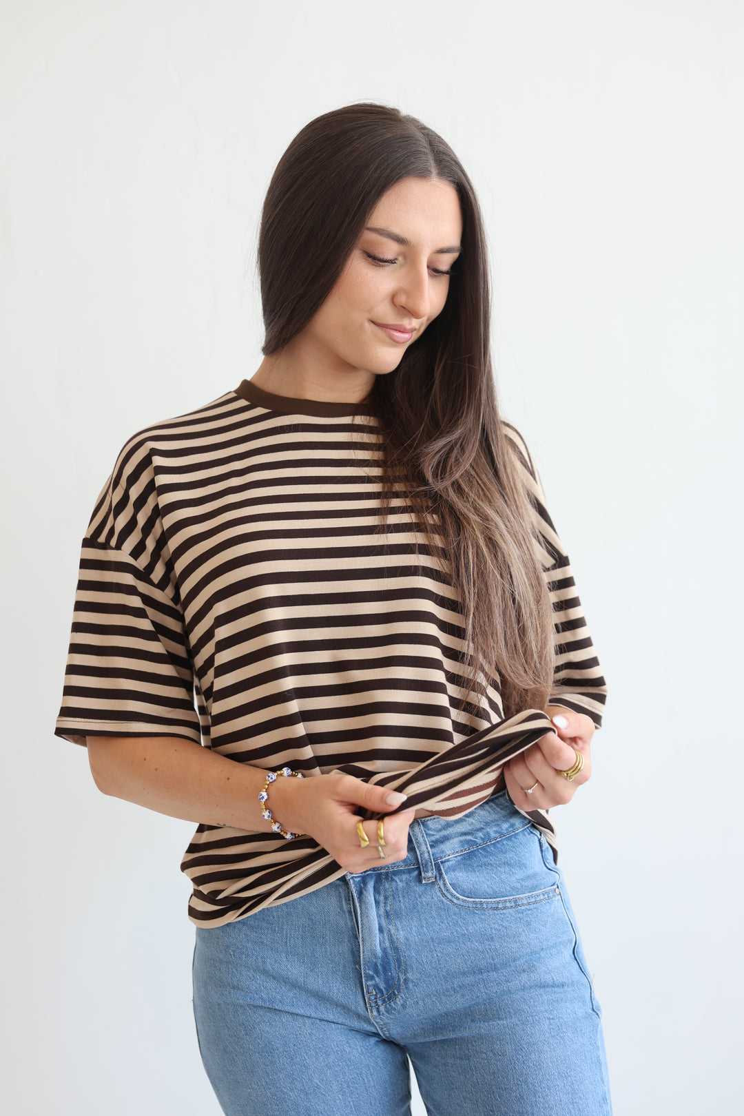 Easy Fit Striped T-Shirt