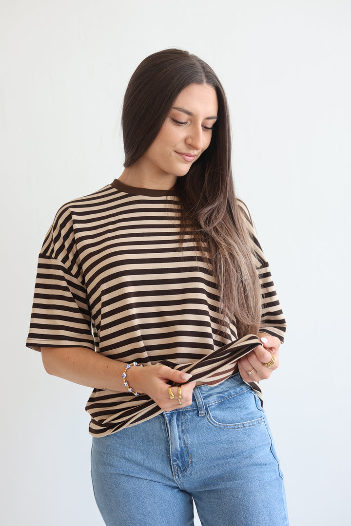 Easy Fit Striped T-Shirt