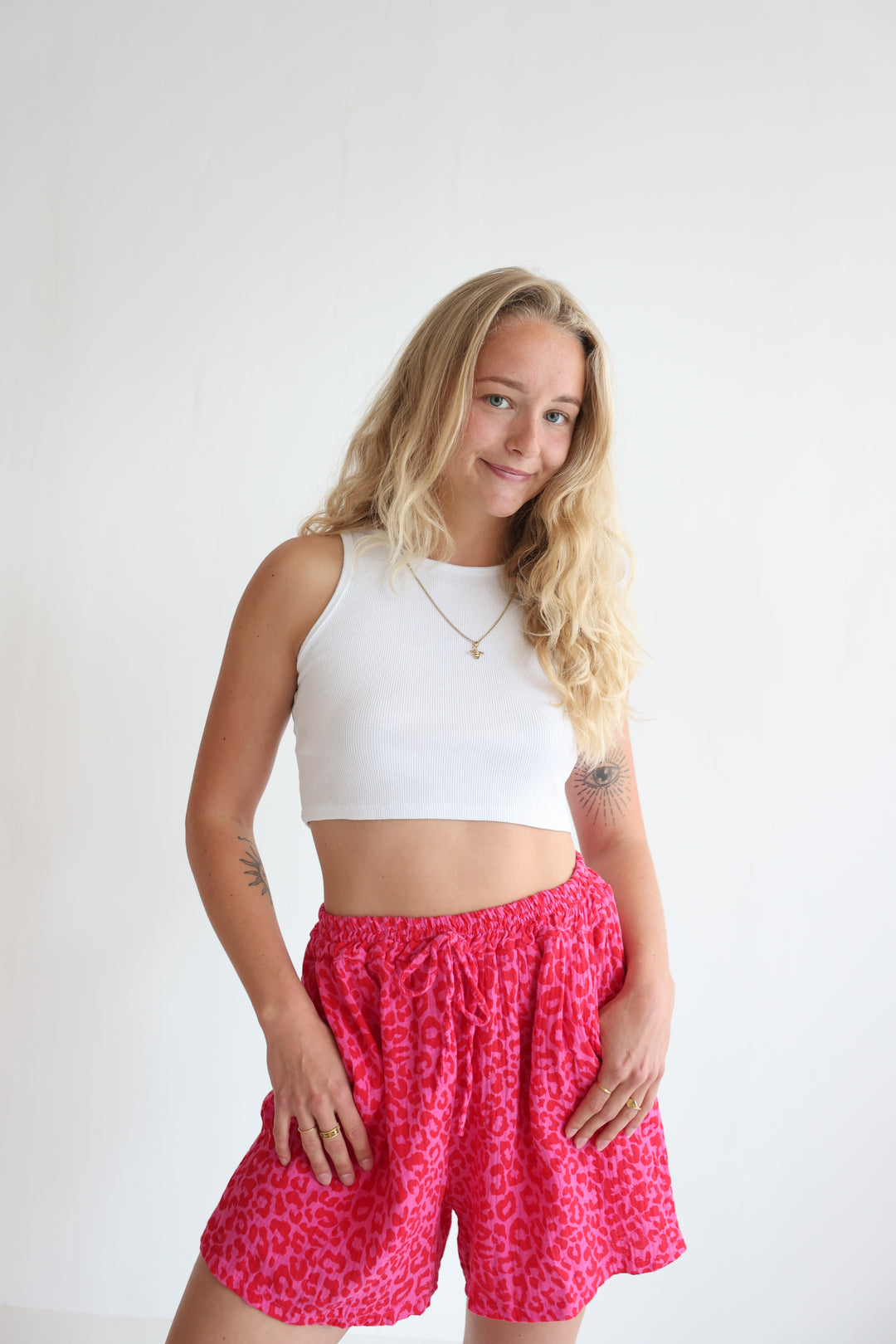 Musselinshorts Timeless Leopard