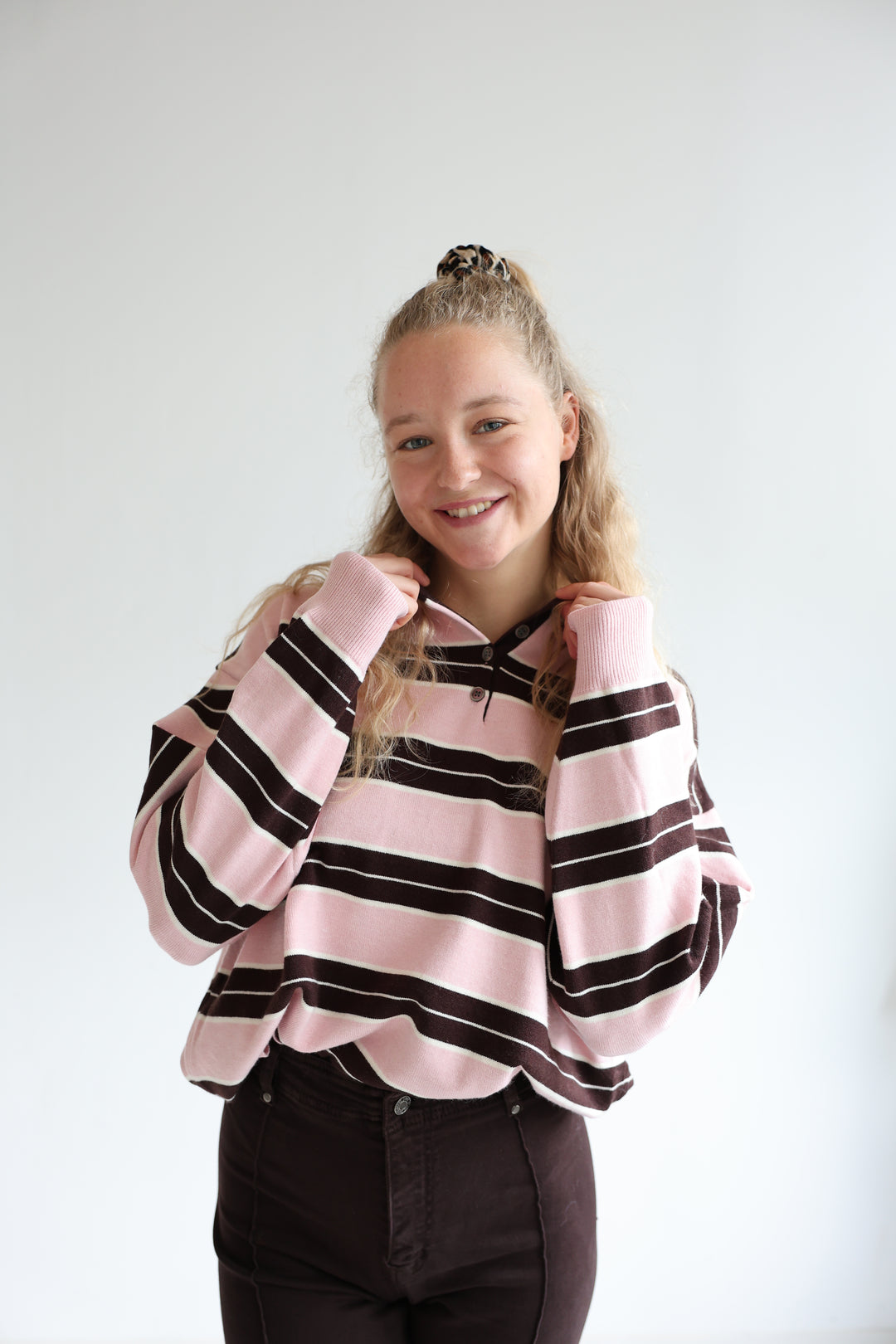 Long Polo Blossom Stripes