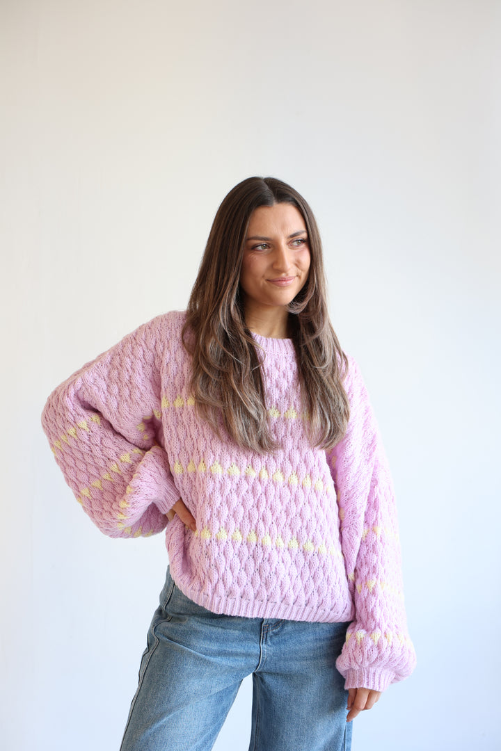 Bubble Knit Pullover