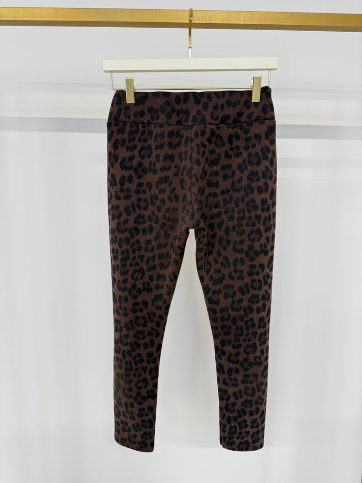 CASUAL LEGGINS WILD LOVE DARK CHOCOLATE (B-WARE)