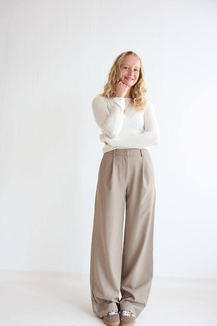 Bundfaltenhose Casual Look