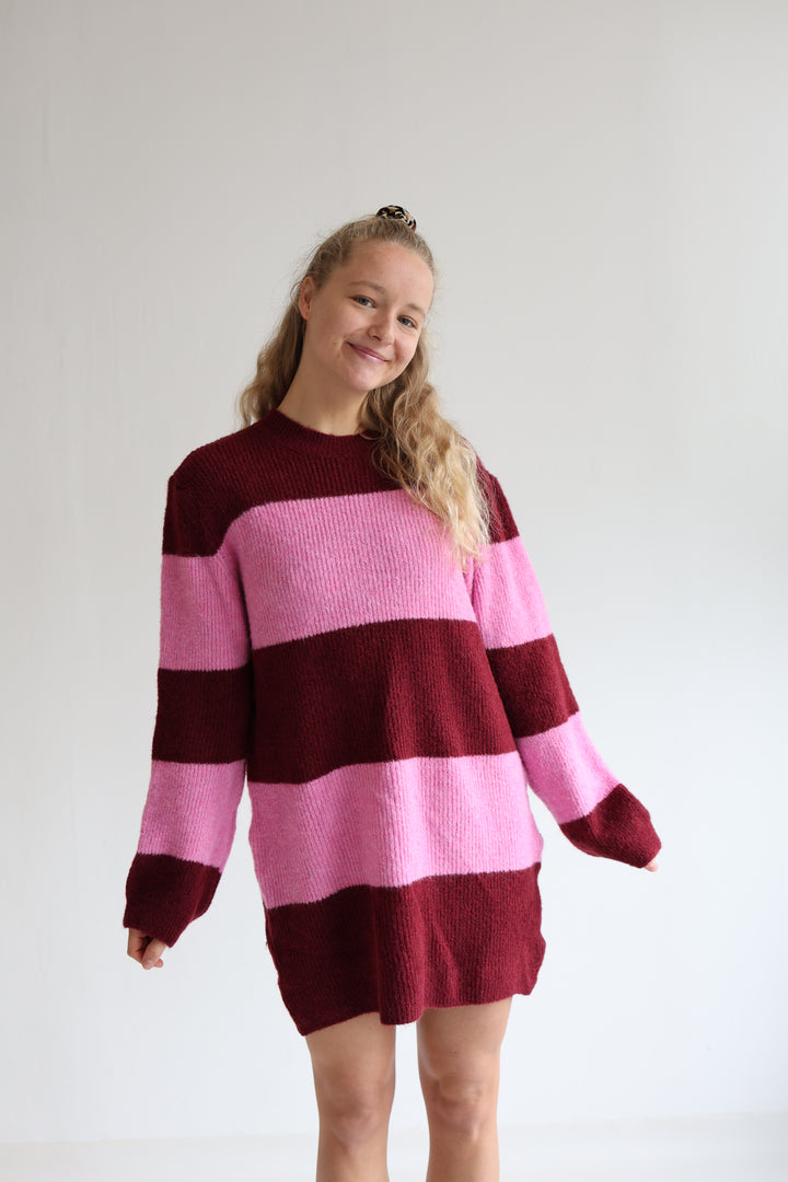 Soft Stripe Knit Dress
