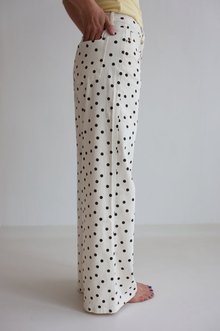 Chocolate Dot Jeans