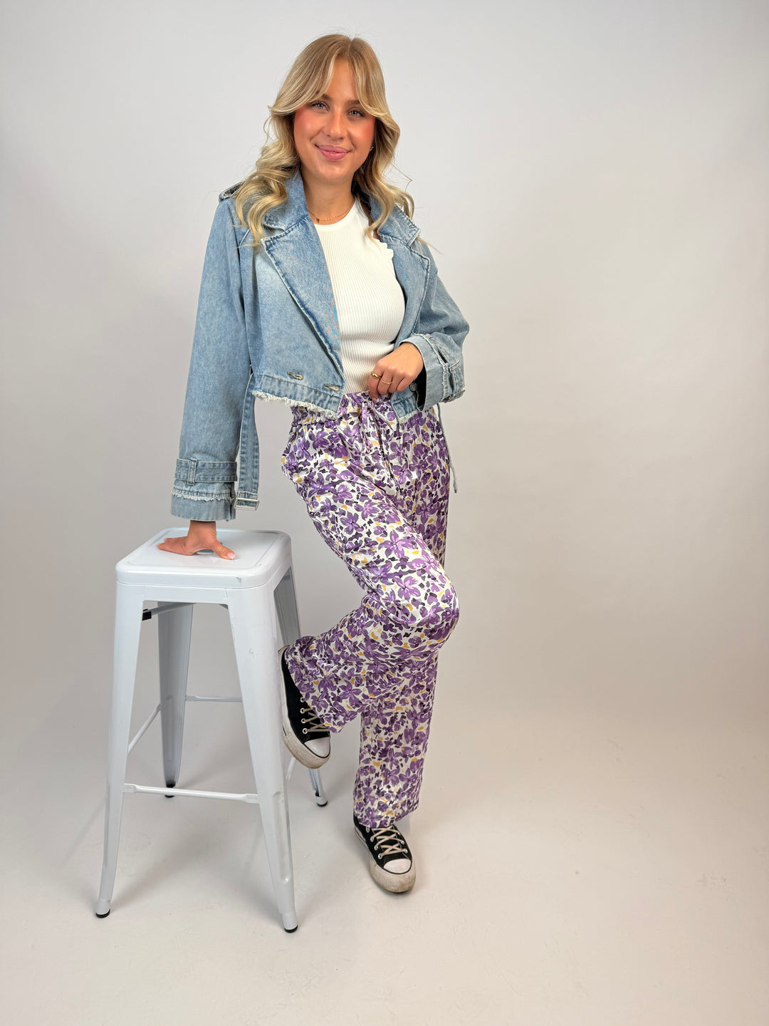 Lockere Hose aus Viskose Sunshine
