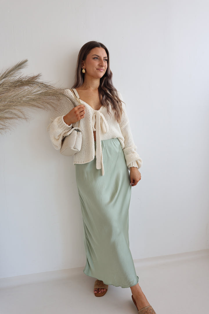 Cardigan mit Schleife Elsa
