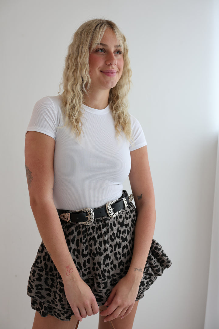 Hosenrock mit Leoprint Ella