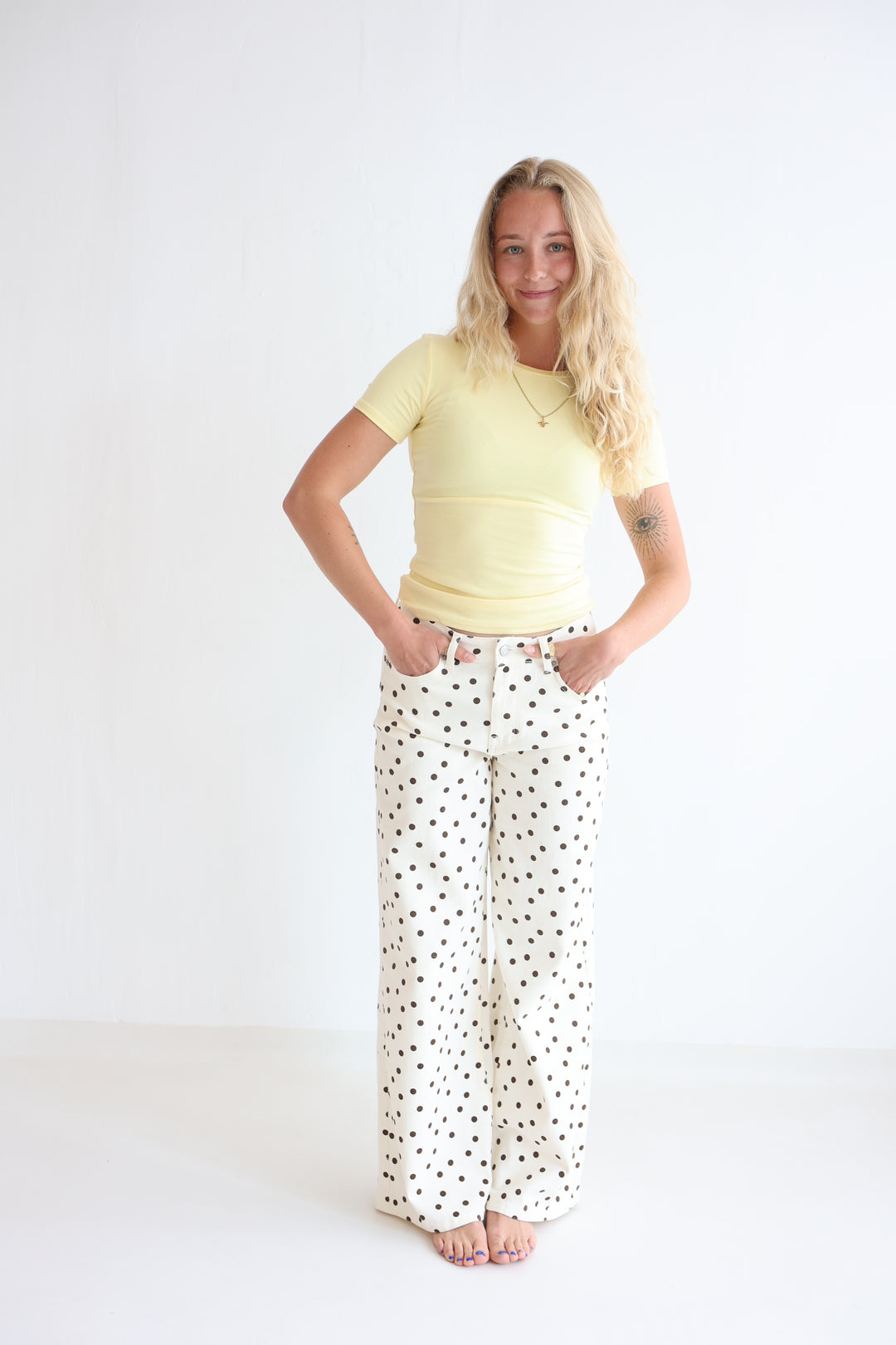 Chocolate Dot Jeans
