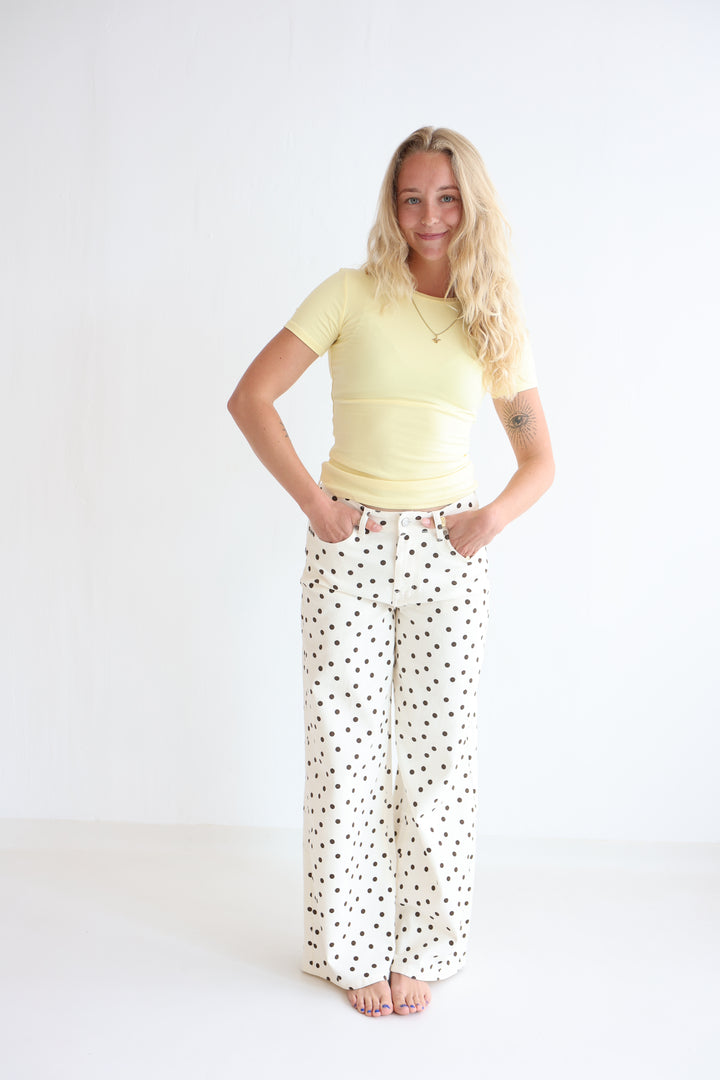 Chocolate Dot Jeans