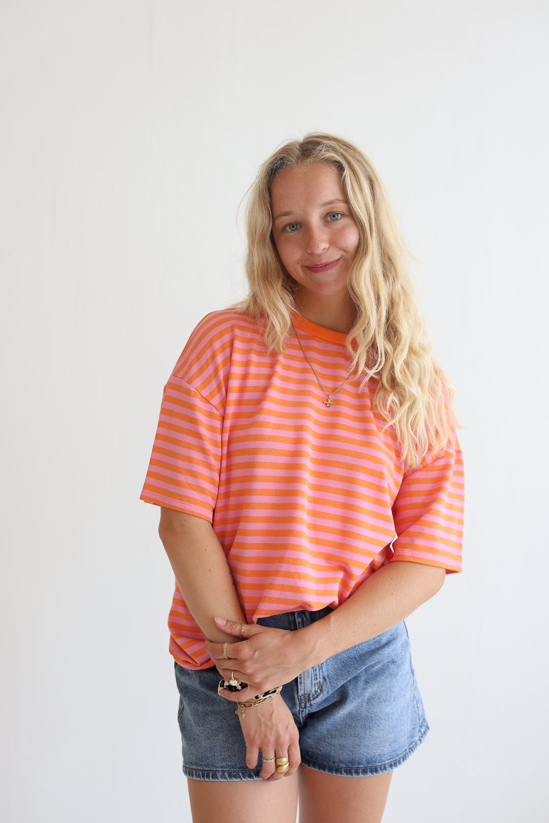 Easy Fit Striped T-Shirt