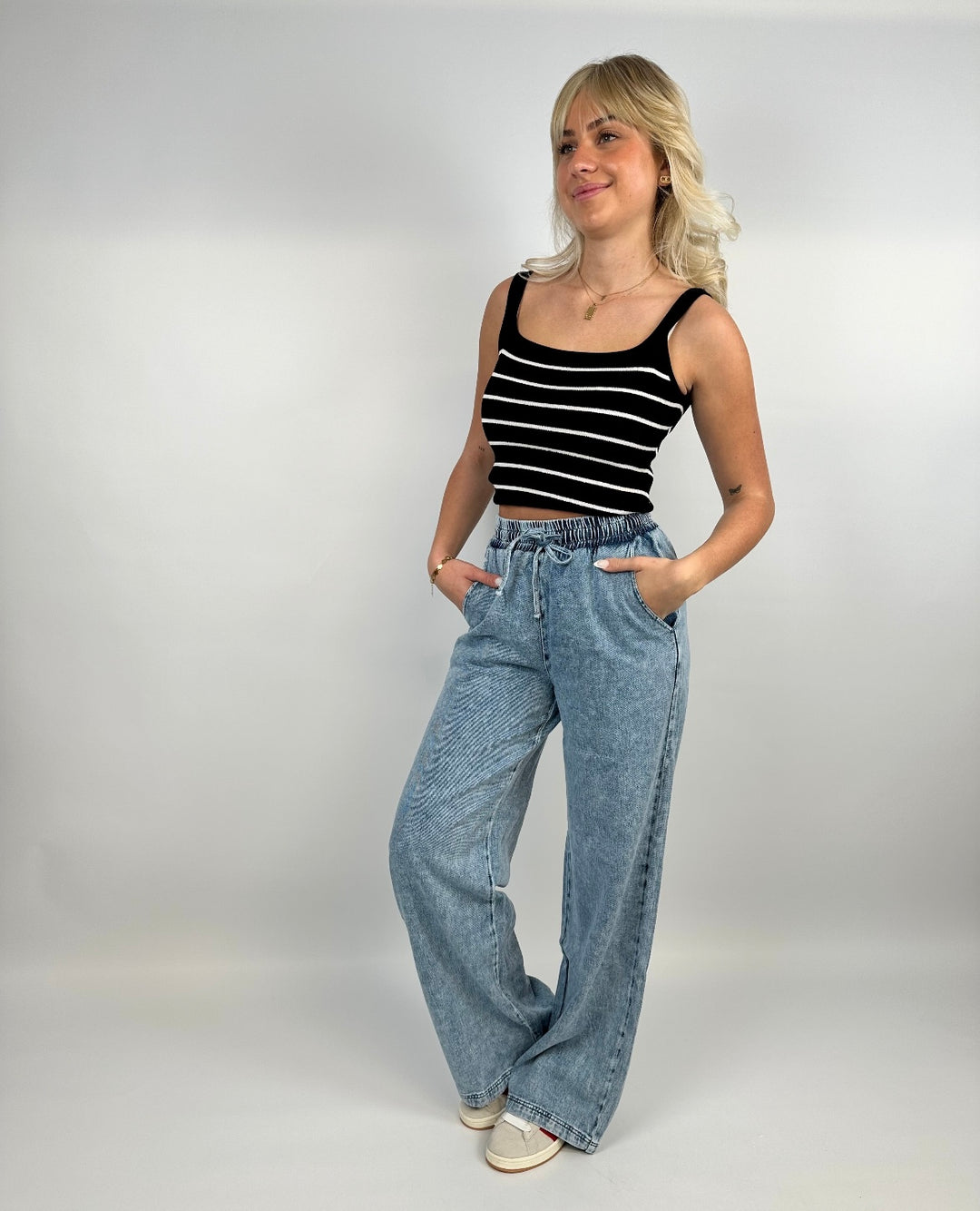 LANGE DENIMHOSE AZUL GR. XS/34 (B-WARE)