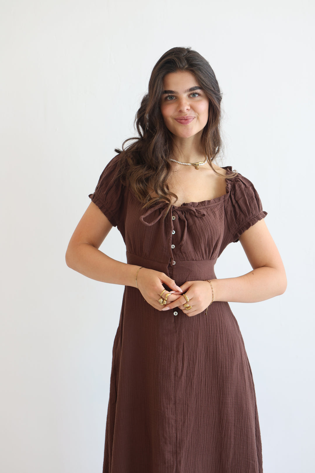 Taffy Pastel Ruffle Midi Dress