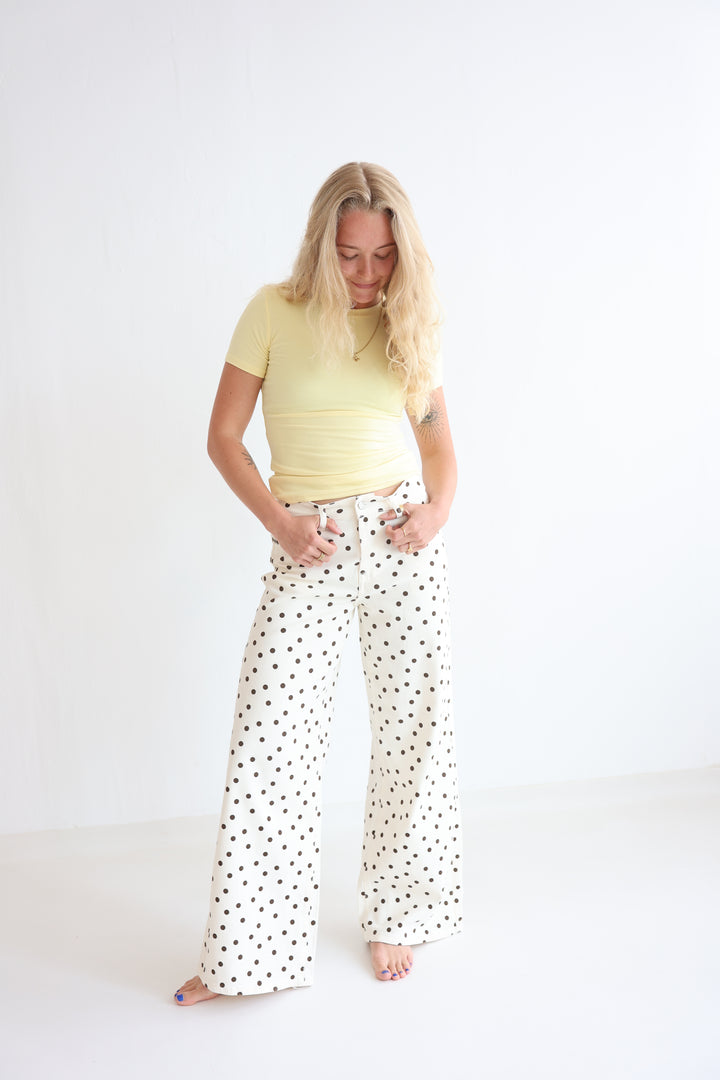 Chocolate Dot Jeans