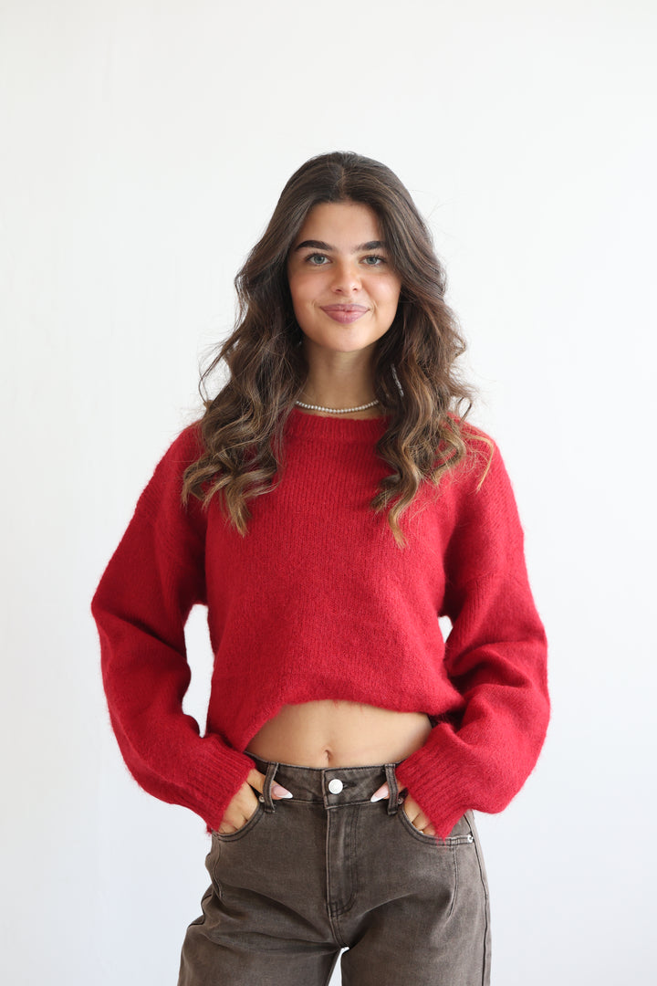 Red Velvet Cloud Sweater
