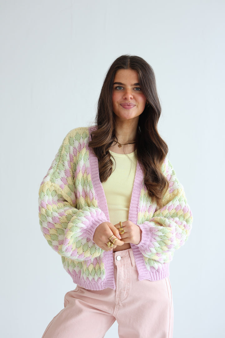 Sugar Pop Knit Cardigan