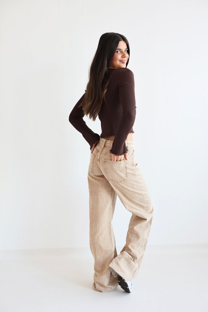 Extra Long Wide Leg Jeans Thessa