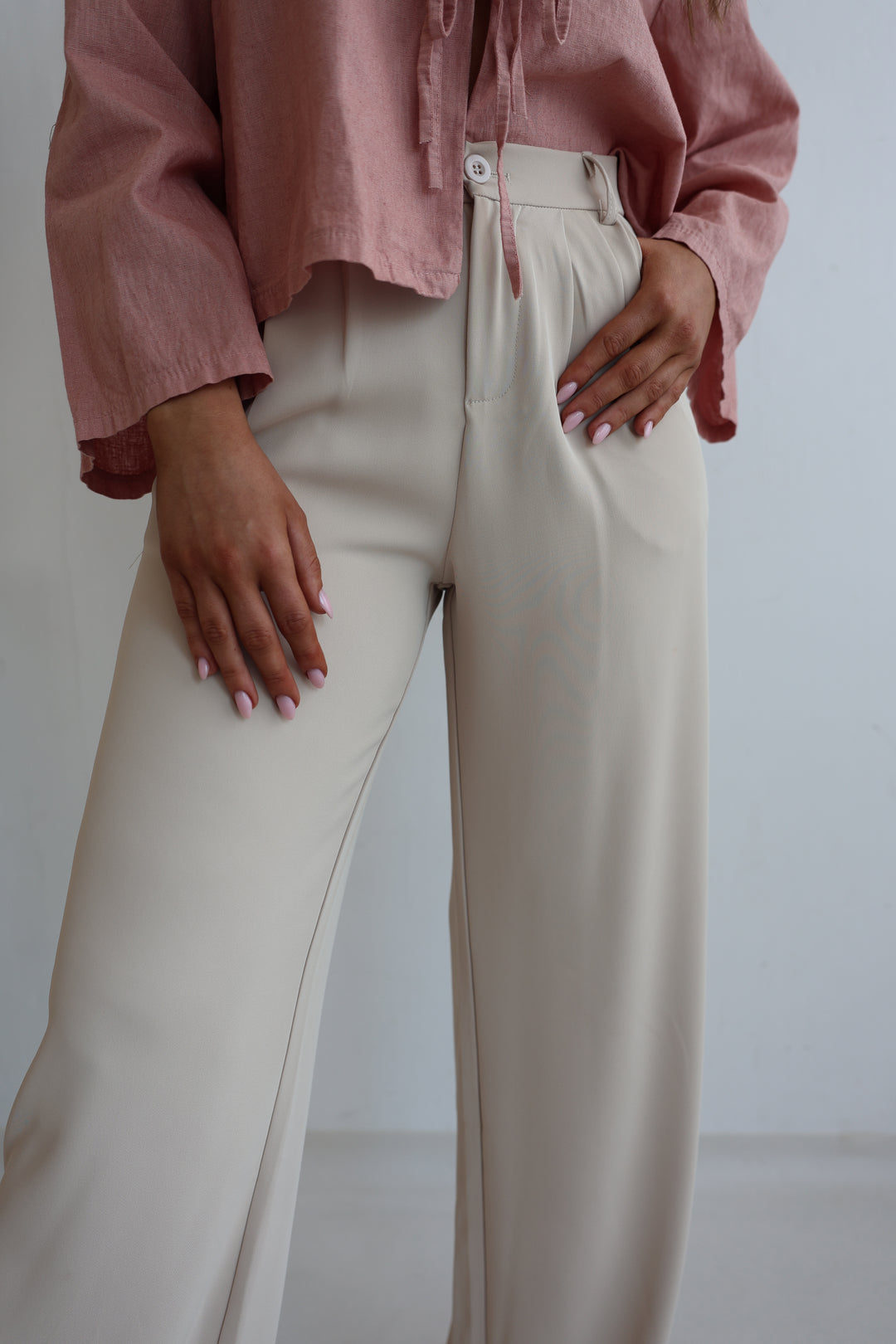 Lange Hose mit geradem Schnitt Sina
