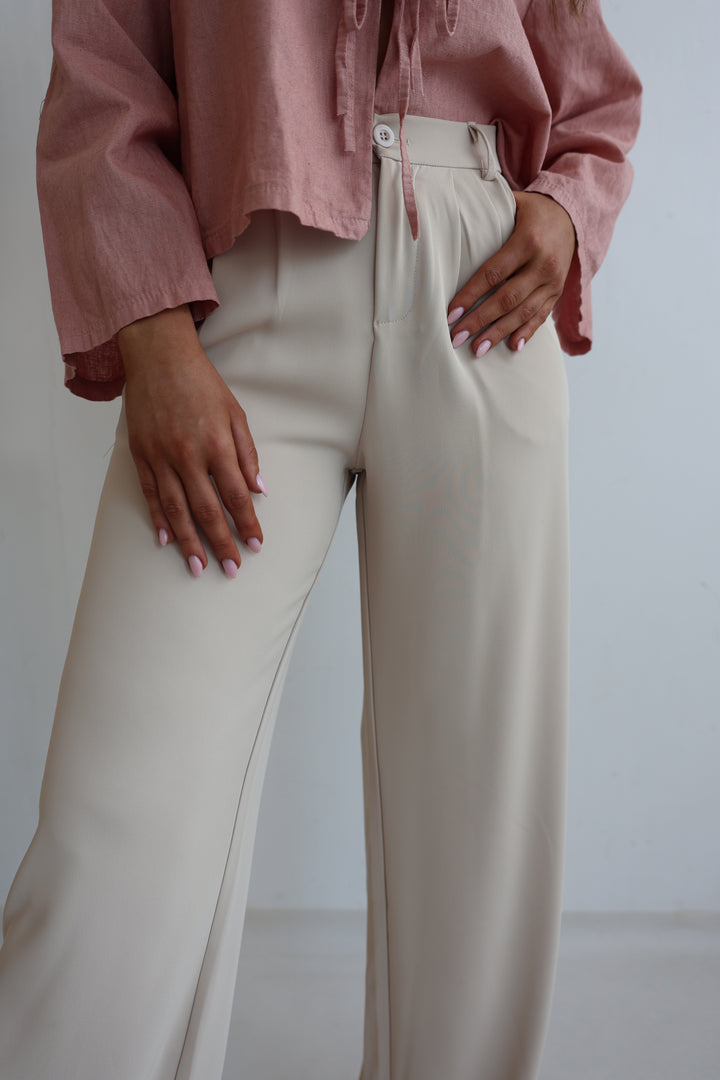Lange Hose mit geradem Schnitt Sina