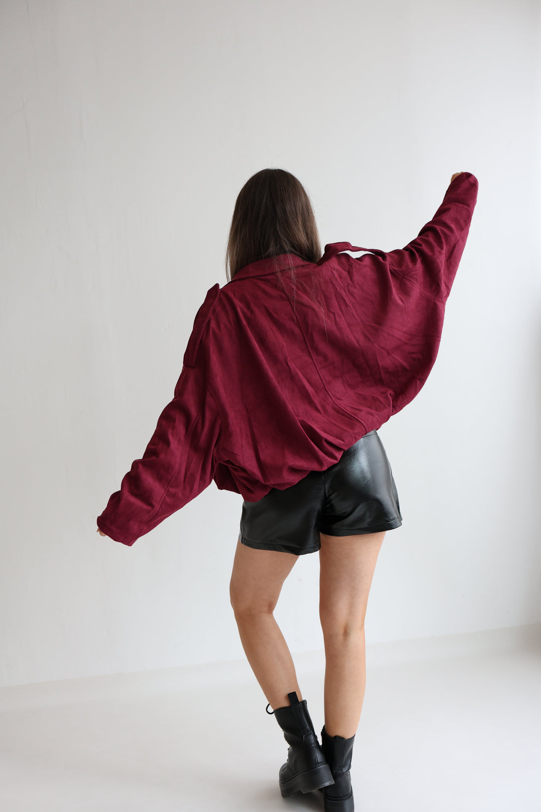 Heritage Suede Bomber Jacket